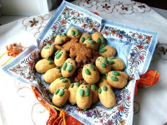 Печенье домашнее песочное Зайчата
